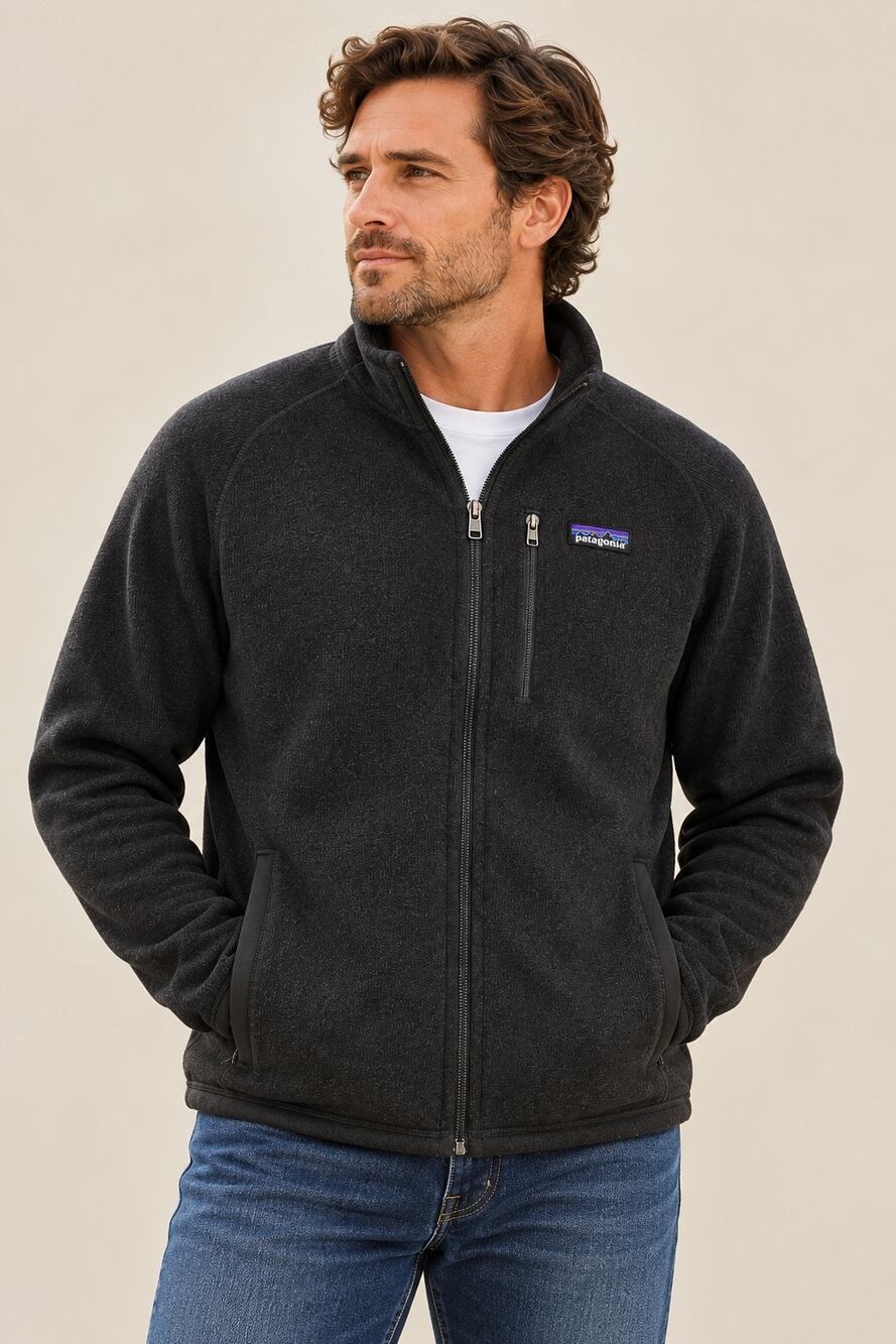 Patagonia Better Sweater Mens L Black Full Zip Fleece Jacket 25528 FA20 Outdoor